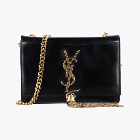 Saint Laurent Yves Kate Black Patent